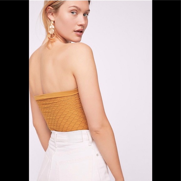 🆕 FREE PEOPLE Textured Tube Top M/L - Picture 5 of 5